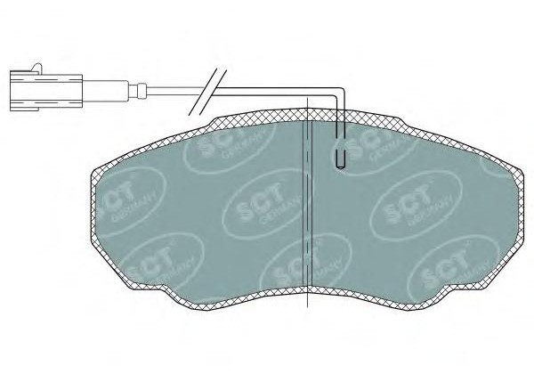 колодки гальмівні передні Citroen Jumper,Peugeot Boxer (94-02р),тип Brembo,для 425242,425243